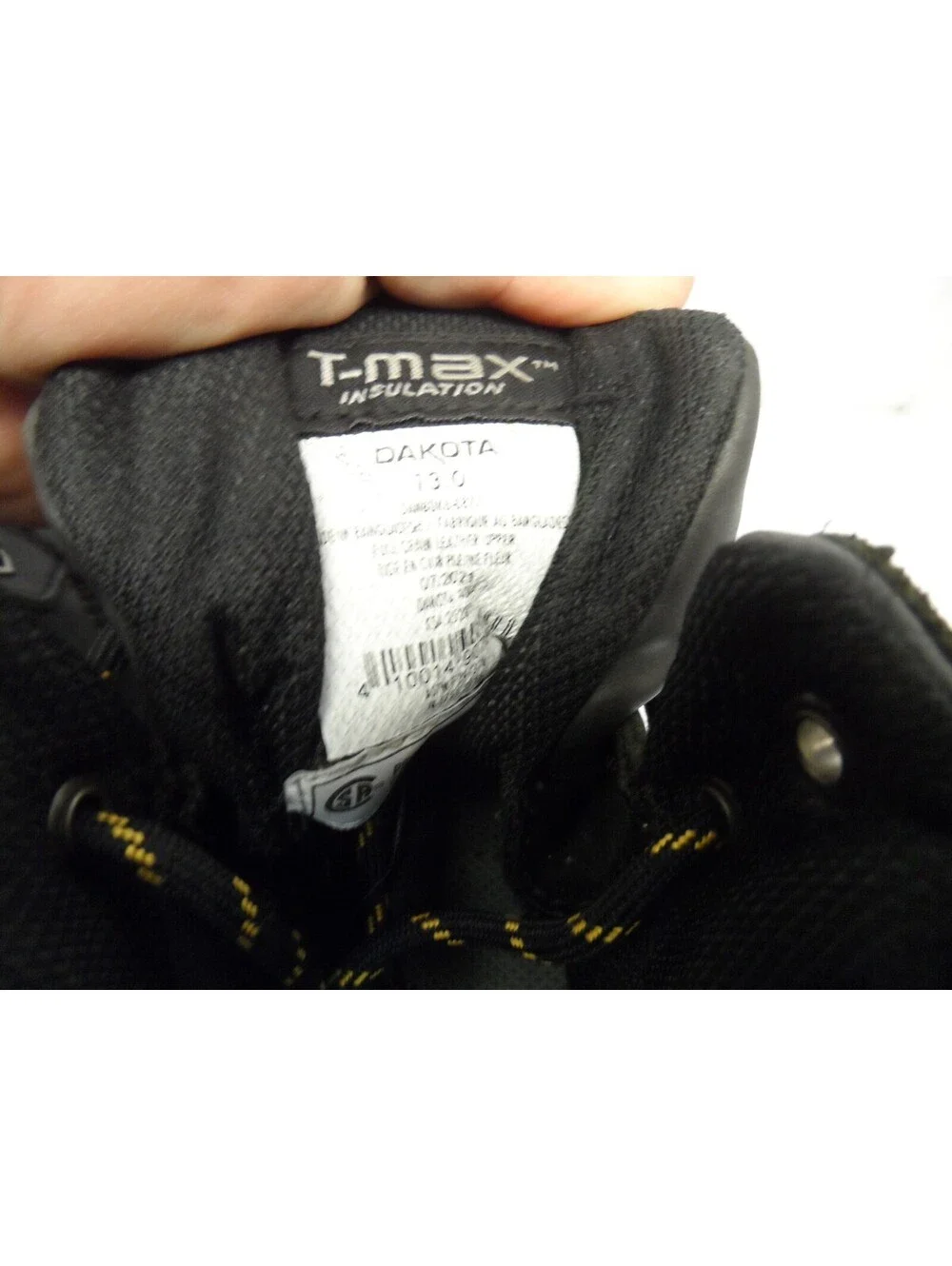 Dakota Men's 6'' 877 Steel Toe Steel Plate Work Boots Black Size 13M